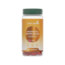 Raw Powders Nom Nom Imuniteto kompleksas (60 Aviečių skonio guminukų)